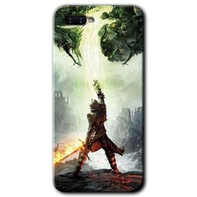 Oppo RX17 Neo Dragon Hunter Baskılı Uyumlu Silikon Kılıf