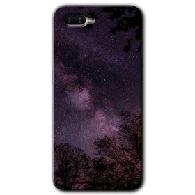 Oppo RX17 Neo Gece Galaksi Baskılı Uyumlu Silikon Kılıf