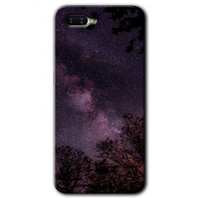 Oppo RX17 Neo Gece Galaksi Baskılı Uyumlu Silikon Kılıf