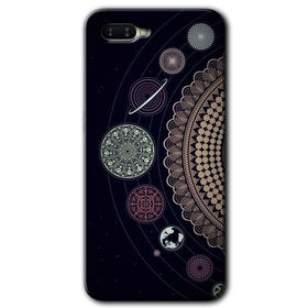 Oppo RX17 Neo Gezegen Döngüsü Baskılı Uyumlu Silikon Kılıf