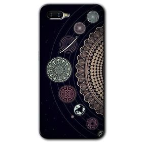 Oppo RX17 Neo Gezegen Döngüsü Baskılı Uyumlu Silikon Kılıf