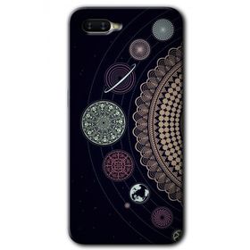 Oppo RX17 Neo Gezegen Döngüsü Baskılı Uyumlu Silikon Kılıf