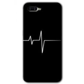 Oppo RX17 Neo Heart Rytm Baskılı Uyumlu Silikon Kılıf