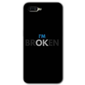 Oppo RX17 Neo Im Broken Baskılı Uyumlu Silikon Kılıf