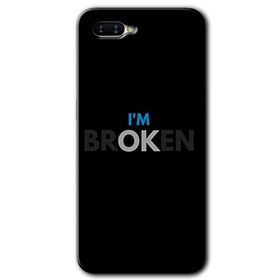 Oppo RX17 Neo Im Broken Baskılı Uyumlu Silikon Kılıf