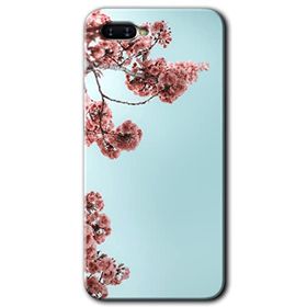 Oppo RX17 Neo Japon Çiçeği Baskılı Uyumlu Silikon Kılıf