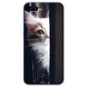 Oppo RX17 Neo Kedi Bakışı Baskılı Uyumlu Silikon Kılıf