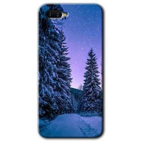 Oppo RX17 Neo Kış Manzarası Baskılı Uyumlu Silikon Kılıf