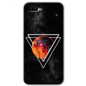 Oppo RX17 Neo Kızıl Gezegen Baskılı Uyumlu Silikon Kılıf