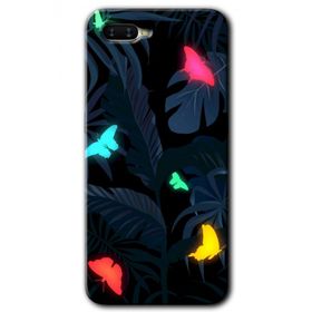 Oppo RX17 Neo Lighter Butterfly Baskılı Uyumlu Silikon Kılıf