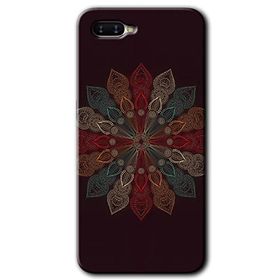 Oppo RX17 Neo Mandala Flower Wal Baskılı Uyumlu Silikon Kılıf