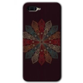 Oppo RX17 Neo Mandala Flower Wal Baskılı Uyumlu Silikon Kılıf