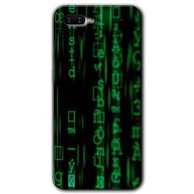 Oppo RX17 Neo Matrix Baskılı Uyumlu Silikon Kılıf