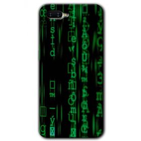 Oppo RX17 Neo Matrix Baskılı Uyumlu Silikon Kılıf