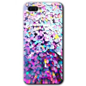 Oppo RX17 Neo Mosaic Fragments Colorfull Baskılı Uyumlu Silikon Kılıf