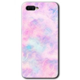 Oppo RX17 Neo Pembe Duman Baskılı Uyumlu Silikon Kılıf