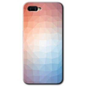 Oppo RX17 Neo Polygon Graident 3 Baskılı Uyumlu Silikon Kılıf