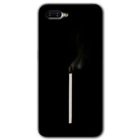 Oppo RX17 Neo Sönmüş Kibrit Baskılı Uyumlu Silikon Kılıf