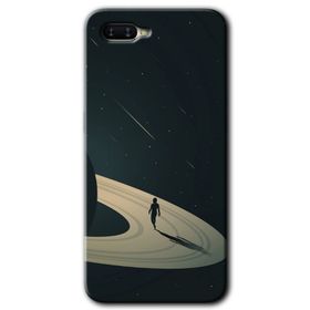 Oppo RX17 Neo Space Planet Baskılı Uyumlu Silikon Kılıf