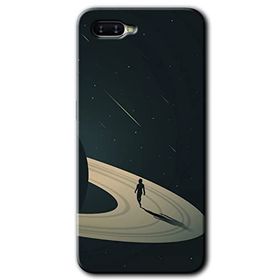 Oppo RX17 Neo Space Planet Baskılı Uyumlu Silikon Kılıf