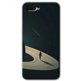 Oppo RX17 Neo Space Planet Baskılı Uyumlu Silikon Kılıf