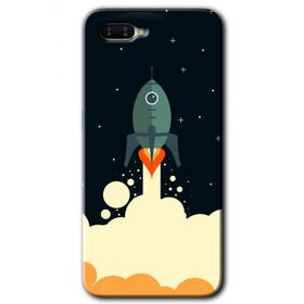 Oppo RX17 Neo Space Smoke Baskılı Uyumlu Silikon Kılıf
