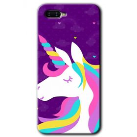 Oppo RX17 Neo Unicorn Sleep Baskılı Uyumlu Silikon Kılıf