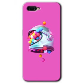 Oppo RX17 Neo Uzay Başlığı Baskılı Uyumlu Silikon Kılıf