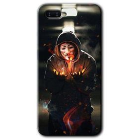 Oppo RX17 Neo V for Fire Baskılı Uyumlu Silikon Kılıf