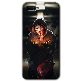 Oppo RX17 Neo V for Fire Baskılı Uyumlu Silikon Kılıf