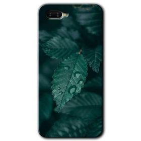 Oppo RX17 Neo Yağmurlu Yaprak Baskılı Uyumlu Silikon Kılıf