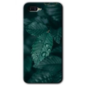 Oppo RX17 Neo Yağmurlu Yaprak Baskılı Uyumlu Silikon Kılıf