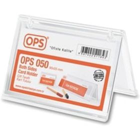 Ops 050 90x55 mm Çift Taraflı Kart Tutucu