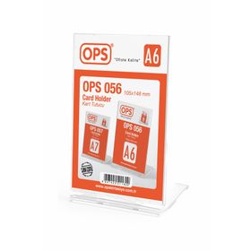 Ops 056 105x148 mm A6 Şeffaf Broşürlük