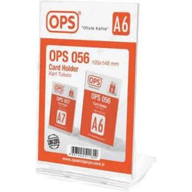 Ops 056 105x148 mm A6 Şeffaf Broşürlük
