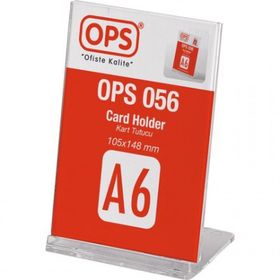 Ops 056 105x148 mm A6 Şeffaf Broşürlük