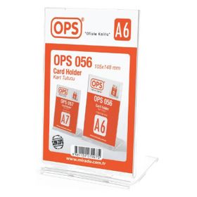 Ops 056 A6 Eğimi Ayarlanabilir Dikey Kart Tutucu