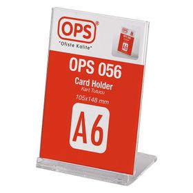 Ops 056 A6 Eğimi Ayarlanabilir Dikey Kart Tutucu