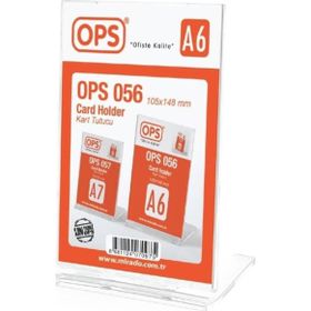 Ops 056 A6 Eğimi Ayarlanabilir Dikey Kart Tutucu