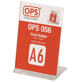 Ops 056 A6 Eğimi Ayarlanabilir Dikey Kart Tutucu