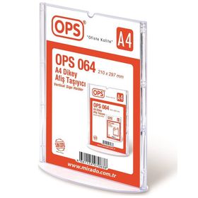 Ops 064 A4 T Tipi Dikey Afiş Taşıyıcı