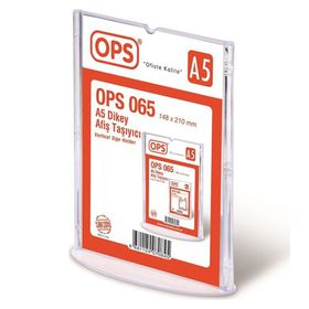 Ops 065 A5 T Tipi Dikey Afiş Taşıyıcı