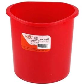 Ops 801K Kırmızı Plastik Çöp Kovası
