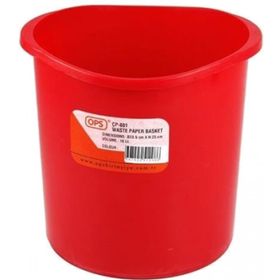 Ops 801K Kırmızı Plastik Çöp Kovası