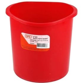 Ops 801K Kırmızı Plastik Çöp Kovası