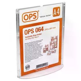 Ops DP-064 A4 T Tipi Dikey Afiş Taşıyıcı