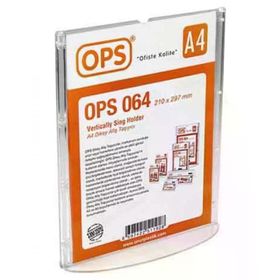 Ops DP-064 A4 T Tipi Dikey Afiş Taşıyıcı