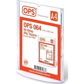 Ops DP-064 A4 T Tipi Dikey Afiş Taşıyıcı