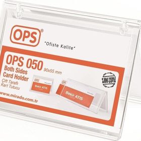Ops DP050 Çift Taraflı Yatay Kart Tutucu Kartvizitlik