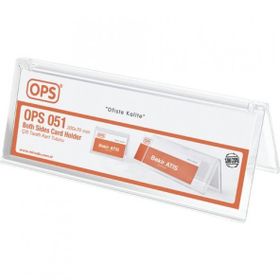 Ops DP051 Çift Taraflı Yatay Kart Tutucu İsimlik